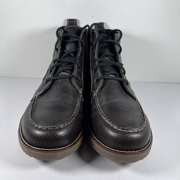 Justin 281 Solace Charcoal Gray Lace Up Akle Chukka Boots Men's Size 11 D - Picture 2 of 9